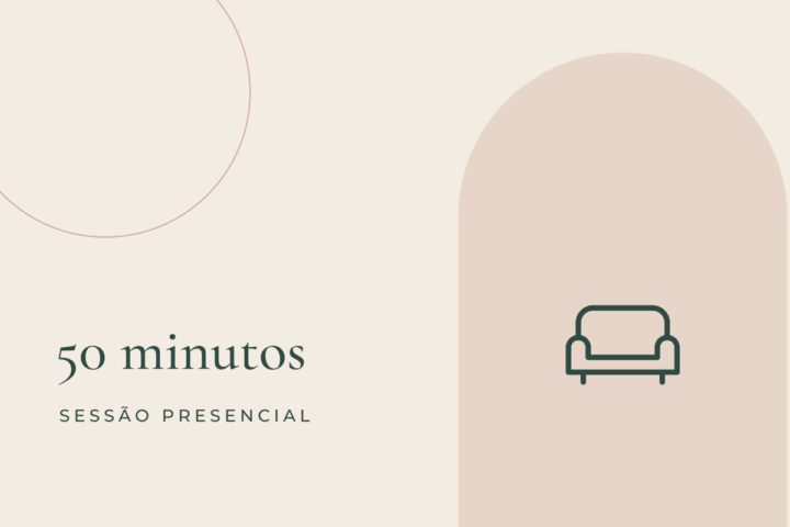 Sessão de psicoterapia presencial